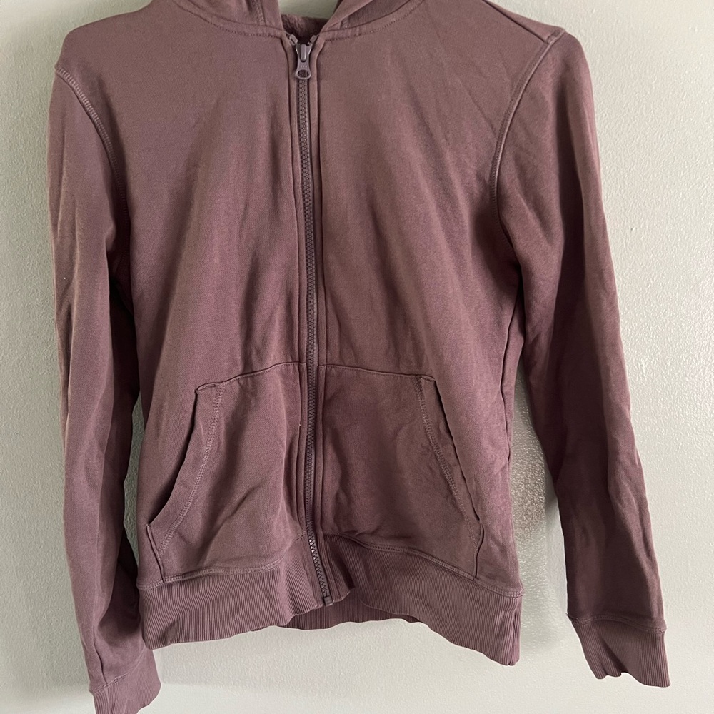 Pact Deep Purple Zip-Up Hoodie